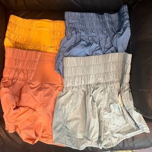 Lot of 4 free people high waisted shorts